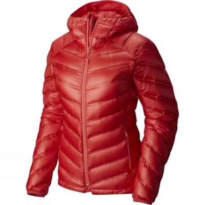 Mountain Hardwear StretchDown RS Kapucnis - Női Dzseki - Piros (Magyarország OCL596384)
